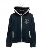 courreges 21クレージュ２１）の古着「ジップパーカー」｜ブラック