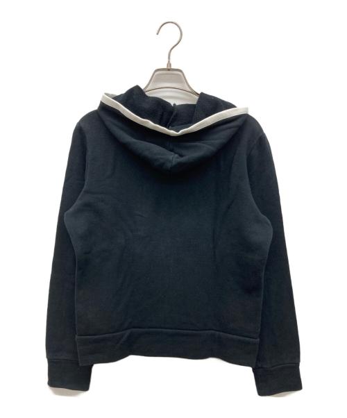 courreges 21（クレージュ２１）courreges 21 (クレージュ２１) ジップパーカー ブラック サイズ:38の古着・服飾アイテム