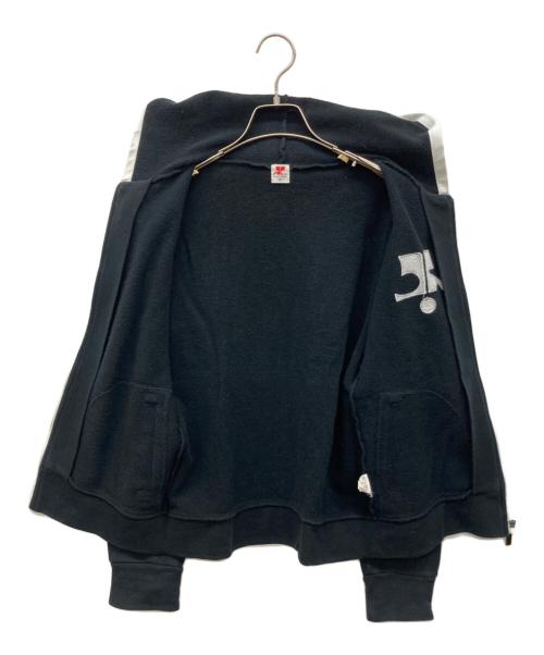 courreges 21（クレージュ２１）courreges 21 (クレージュ２１) ジップパーカー ブラック サイズ:38の古着・服飾アイテム