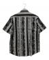 stussy (ステューシー) 半袖ストライプシャツ ブラック サイズ:Ｌ：5000円