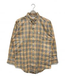 BURBERRY（バーバリー）の古着「ノヴァチェックBDシャツ」｜ベージュ