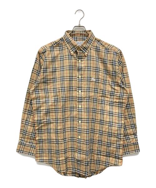 BURBERRY（バーバリー）BURBERRY (バーバリー) ノヴァチェックBDシャツ ベージュ サイズ:41(L)の古着・服飾アイテム