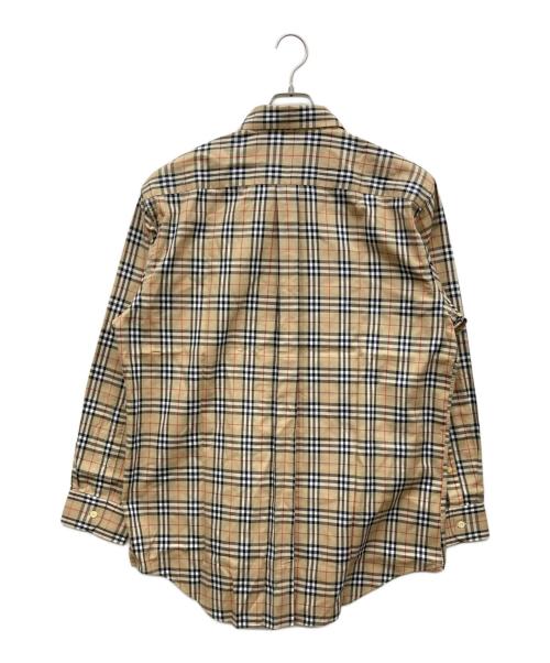 BURBERRY（バーバリー）BURBERRY (バーバリー) ノヴァチェックBDシャツ ベージュ サイズ:41(L)の古着・服飾アイテム