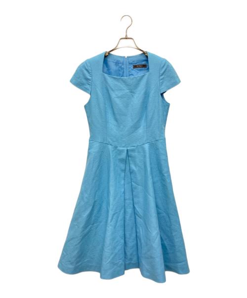 FOXEY（フォクシー）FOXEY (フォクシー) スクエアネックワンピース スカイブルー サイズ:40の古着・服飾アイテム