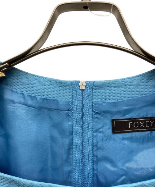 FOXEY（フォクシー）FOXEY (フォクシー) スクエアネックワンピース スカイブルー サイズ:40の古着・服飾アイテム