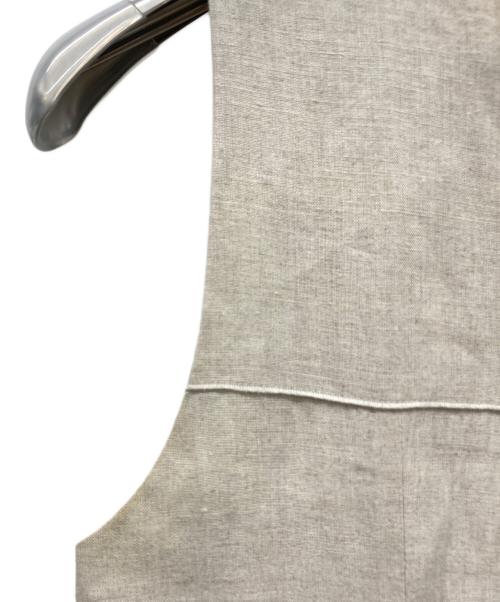 FOXEY（フォクシー）FOXEY (フォクシー) リネンドロップノースリーブワンピース ベージュ サイズ:40の古着・服飾アイテム