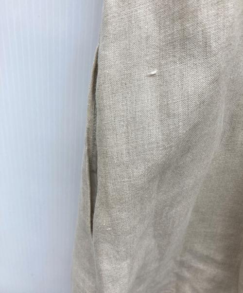 FOXEY（フォクシー）FOXEY (フォクシー) リネンドロップノースリーブワンピース ベージュ サイズ:40の古着・服飾アイテム