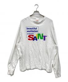 SAINT MICHAEL（セントマイケル）の古着「BEAUTIFUL SAINT LS TEE」｜ホワイト