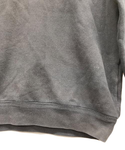 VERSACE（ヴェルサーチェ）VERSACE (ヴェルサーチェ) フロント刺繍ロゴスウェット ブラック サイズ:M 180/82Aの古着・服飾アイテム