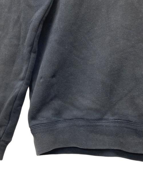 VERSACE（ヴェルサーチェ）VERSACE (ヴェルサーチェ) フロント刺繍ロゴスウェット ブラック サイズ:M 180/82Aの古着・服飾アイテム