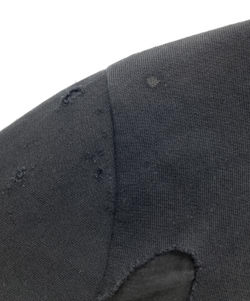 GIVENCHY（ジバンシィ）GIVENCHY (ジバンシィ) Destroyed Logo Pullover ブラック サイズ:Lの古着・服飾アイテム
