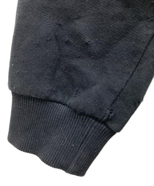 GIVENCHY（ジバンシィ）GIVENCHY (ジバンシィ) Destroyed Logo Pullover ブラック サイズ:Lの古着・服飾アイテム
