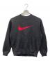 NIKE（ナイキ）の古着「ビックスウォッシュスウェット」｜ブラック×レッド