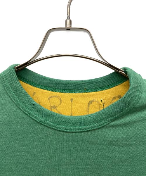 USED（ユーズド）USED (ユーズド) ダブルフェイスtシャツ グリーン×イエロー サイズ:なしの古着・服飾アイテム