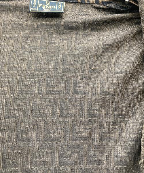 FENDI（フェンディ）FENDI (フェンディ) ズッカ柄長袖シャツ ブラウン×ブラック サイズ:44の古着・服飾アイテム