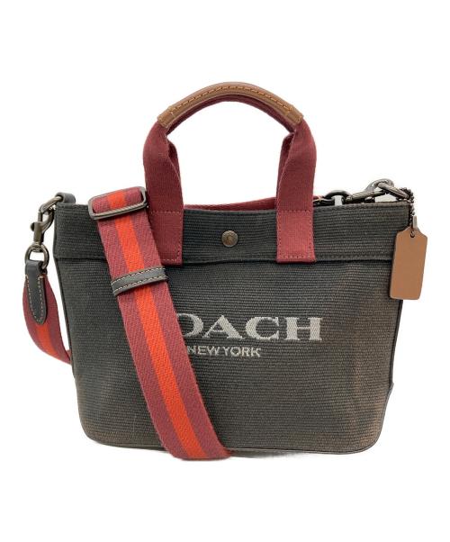 COACH（コーチ）COACH (コーチ) トート 20・カラーブロック ブラックの古着・服飾アイテム