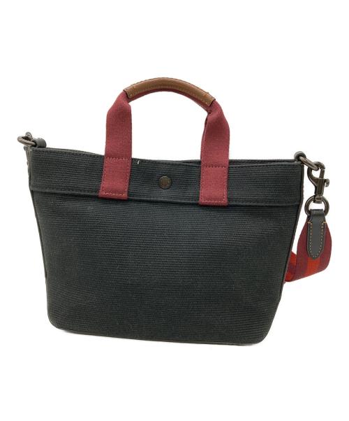 COACH（コーチ）COACH (コーチ) トート 20・カラーブロック ブラックの古着・服飾アイテム