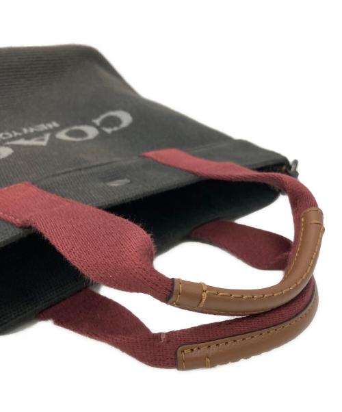 COACH（コーチ）COACH (コーチ) トート 20・カラーブロック ブラックの古着・服飾アイテム