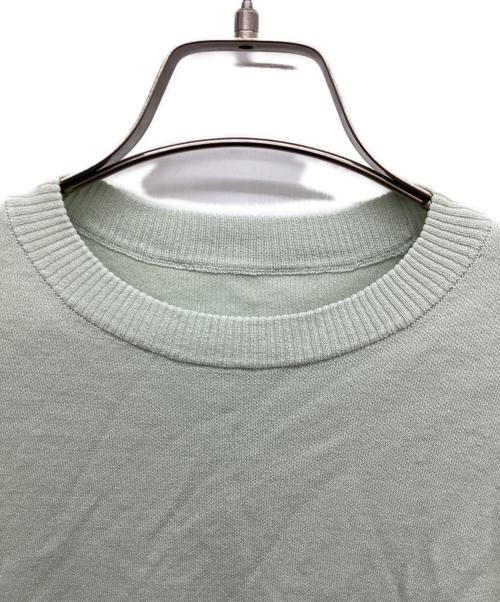 ADORE（アドーア）ADORE (アドーア) レイヤードヘムニット 黄緑 サイズ:38の古着・服飾アイテム