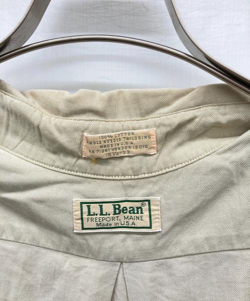 L.L.Bean（エルエルビーン）L.L.Bean (エルエルビーン) 80s 長袖シャツ ベージュ サイズ:15 1/2-33の古着・服飾アイテム
