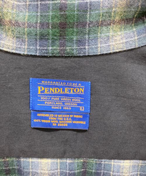 PENDLETON（ペンドルトン）PENDLETON (ペンドルトン) ボードシャツ ネイビー サイズ:Ｌの古着・服飾アイテム