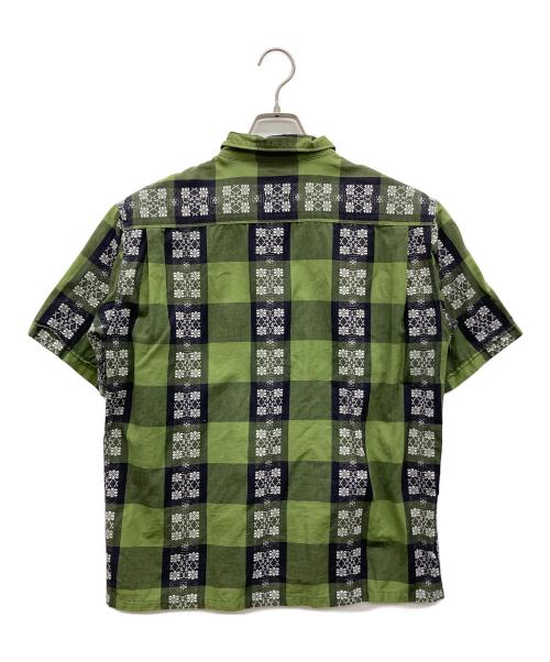 TENDERLOIN（テンダーロイン）TENDERLOIN (テンダーロイン) 開襟半袖シャツ グリーン サイズ:Ｓの古着・服飾アイテム