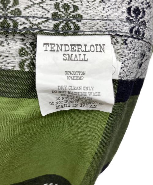 TENDERLOIN（テンダーロイン）TENDERLOIN (テンダーロイン) 開襟半袖シャツ グリーン サイズ:Ｓの古着・服飾アイテム