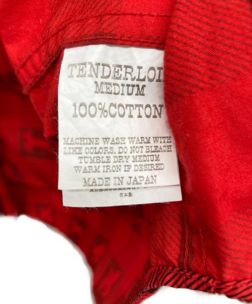 TENDERLOIN（テンダーロイン）TENDERLOIN (テンダーロイン) ウェスタン調総柄半袖シャツ レッド サイズ:Mの古着・服飾アイテム