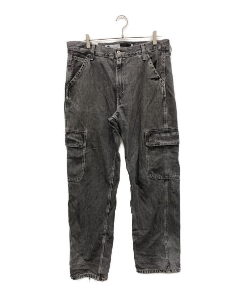 LEVI'S（リーバイス）LEVI'S (リーバイス) カーゴデニムパンツ Silver Tab ブラック サイズ:W34 L32の古着・服飾アイテム