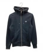 FRED PERRYフレッドペリー）の古着「Hooded Zip Through Sweatshirt」｜ブラック