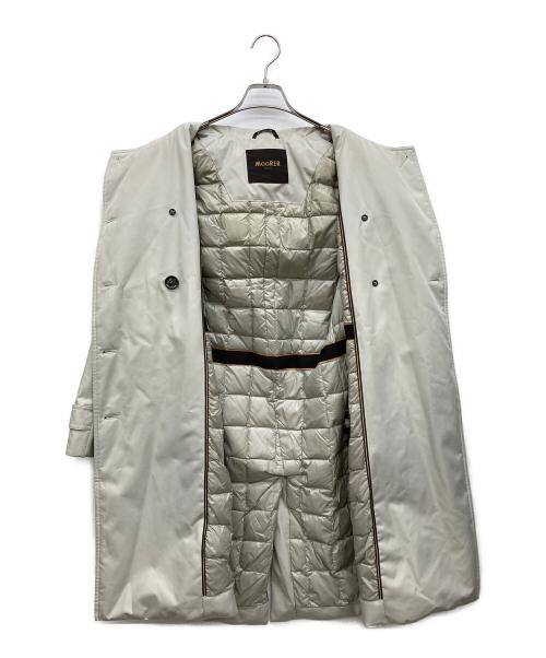 MOORER（ムーレー）MOORER (ムーレー) ダウンコート ベージュ サイズ:40の古着・服飾アイテム