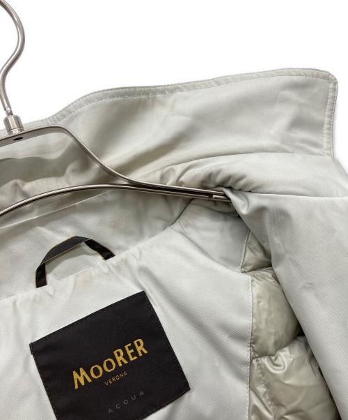 MOORER（ムーレー）MOORER (ムーレー) ダウンコート ベージュ サイズ:40の古着・服飾アイテム