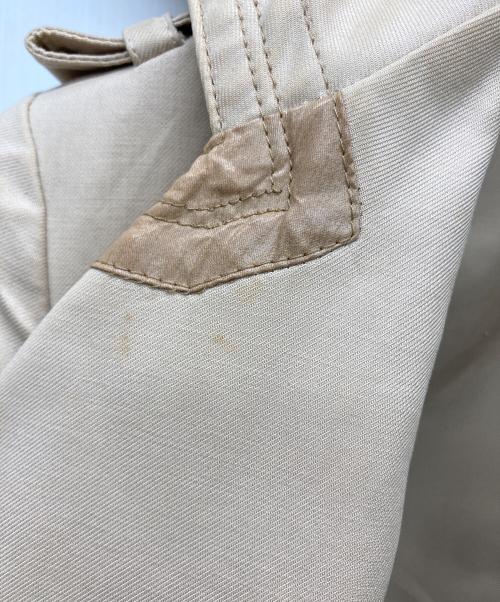 MONCLER（モンクレール）MONCLER (モンクレール) ダブルブレストトレンチコート ベージュの古着・服飾アイテム