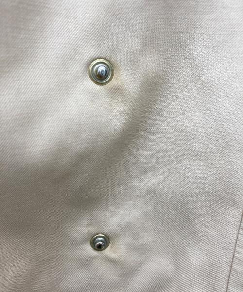 MONCLER（モンクレール）MONCLER (モンクレール) ダブルブレストトレンチコート ベージュの古着・服飾アイテム
