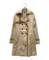 MONCLER（モンクレール）の古着「ダブルブレストトレンチコート」｜ベージュ