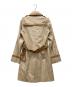 MONCLER (モンクレール) ダブルブレストトレンチコート ベージュ：6000円