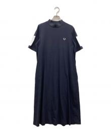 FRED PERRY（フレッドペリー）の古着「半袖ワンピース」｜ネイビー