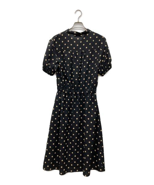 FRED PERRY（フレッドペリー）FRED PERRY (フレッドペリー) ドット柄半袖ワンピース ブラック サイズ:10の古着・服飾アイテム