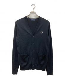 FRED PERRY（フレッドペリー）の古着「薄手カーディガン」｜ブラック