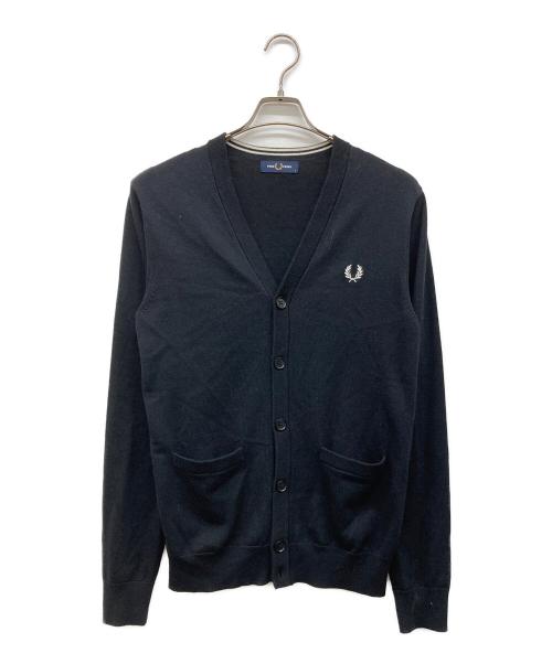 FRED PERRY（フレッドペリー）FRED PERRY (フレッドペリー) 薄手カーディガン ブラック サイズ:Ｓの古着・服飾アイテム