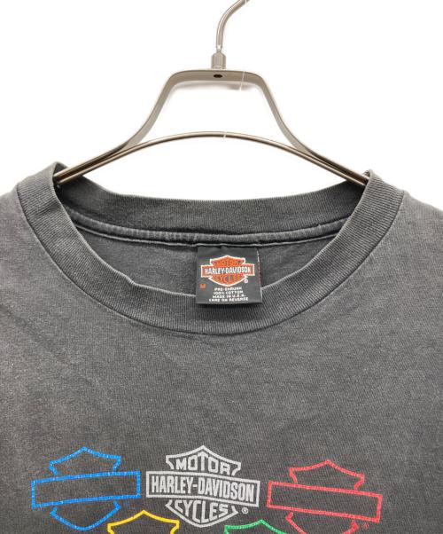 HARLEY-DAVIDSON（ハーレーダビッドソン）HARLEY-DAVIDSON (ハーレーダビッドソン) 90s プリントTシャツ BEEFYボディ ブラック サイズ:Mの古着・服飾アイテム