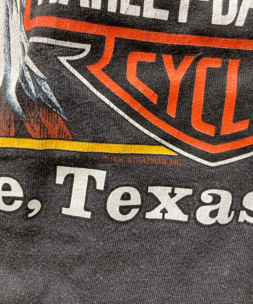 HARLEY-DAVIDSON（ハーレーダビッドソン）HARLEY-DAVIDSON (ハーレーダビッドソン) 90s プリントTシャツ BEEFYボディ ブラック サイズ:Mの古着・服飾アイテム
