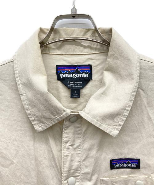 Patagonia（パタゴニア）Patagonia (パタゴニア) Lightweight All-Wear Hemp Coaches Jacket ベージュ サイズ:Sの古着・服飾アイテム