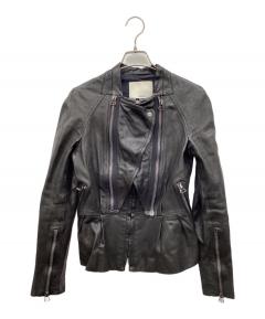 中古・古着通販】ACLENT (アクレント) ダブルライダースジャケット