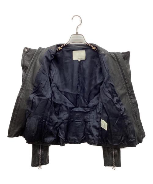 3.1 phillip lim（スリーワンフィリップリム）3.1 phillip lim (スリーワンフィリップリム) 変形多重ジップレザージャケット ブラックの古着・服飾アイテム