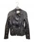 3.1 phillip lim（スリーワンフィリップリム）の古着「変形多重ジップレザージャケット」｜ブラック