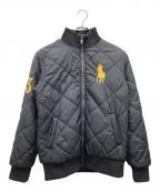 POLO RALPH LAURENポロ・ラルフローレン）の古着「ビッグポニーキルティングジャケット」｜ブラック