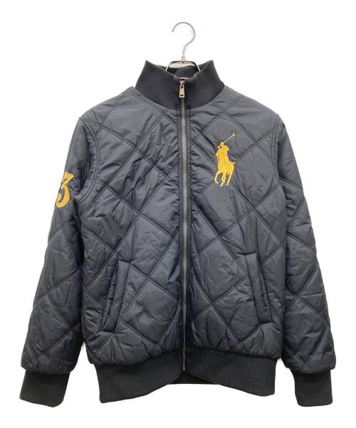 POLO RALPH LAUREN（ポロ・ラルフローレン）POLO RALPH LAUREN (ポロ・ラルフローレン) ビッグポニーキルティングジャケット ブラック サイズ:Ｍの古着・服飾アイテム