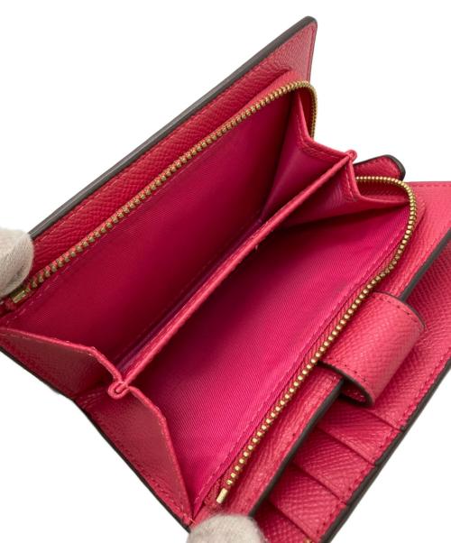 COACH（コーチ）COACH (コーチ) シグネチャー2つ折り財布 ベージュの古着・服飾アイテム