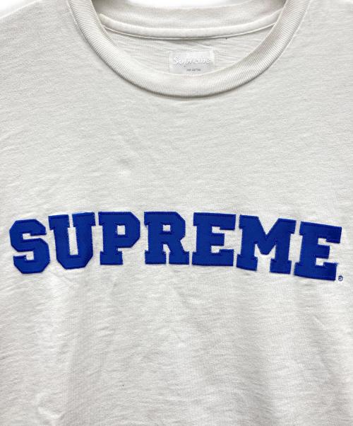 SUPREME（シュプリーム）SUPREME (シュプリーム) カレッジロゴTシャツ 23AW ホワイト サイズ:Mの古着・服飾アイテム